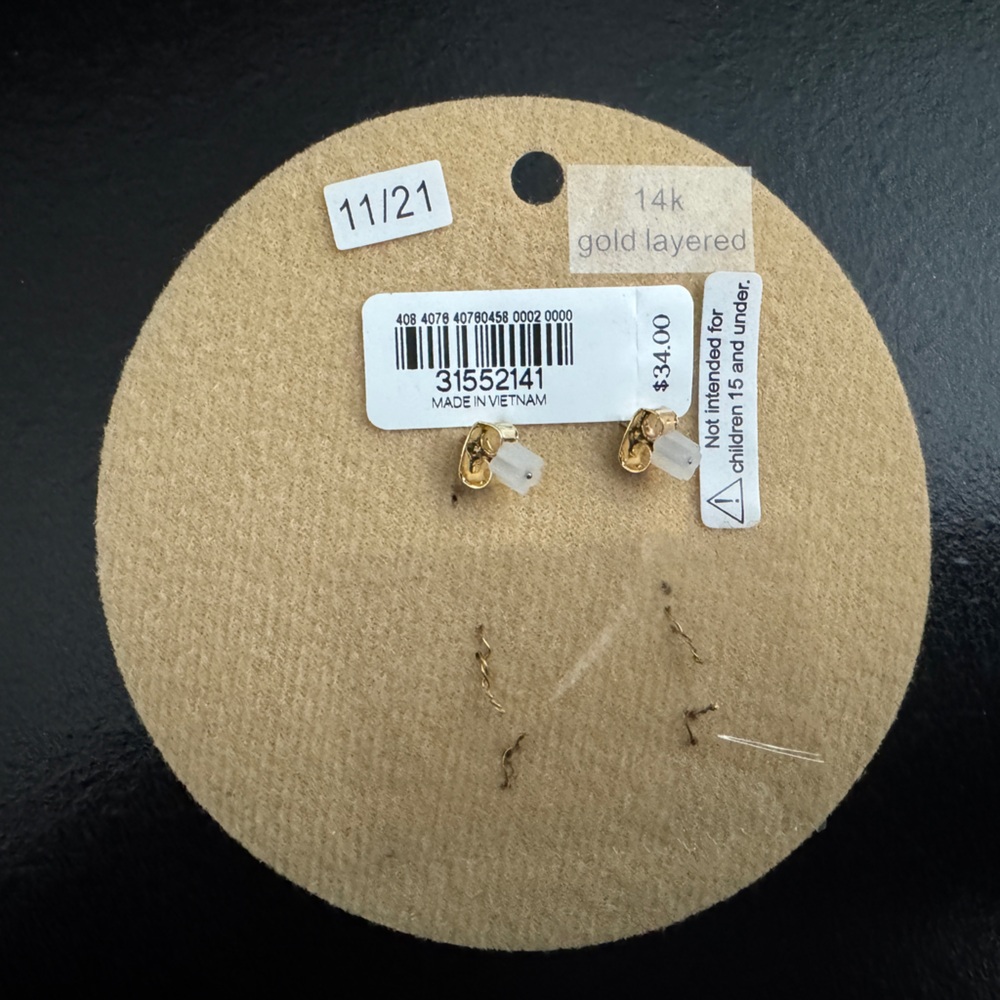 UpWest Interchangeable Charm Earring Set - Picture 3 of 4